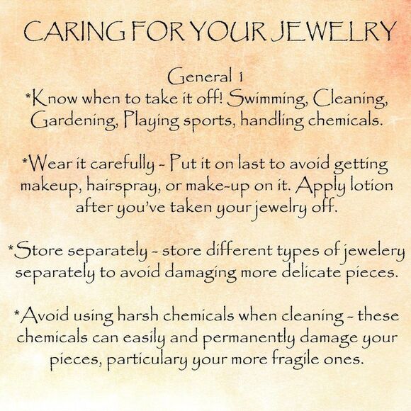 Take Proper Care Of Your New Pieces! - Picture 1 of 12